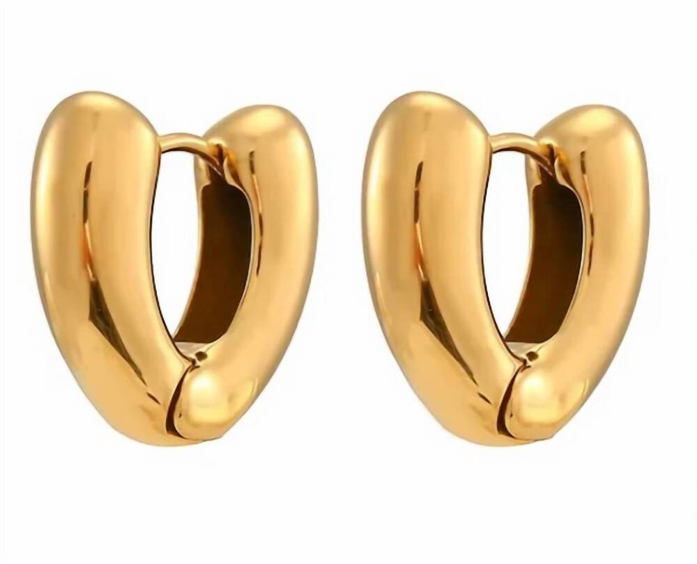NEW KATIE RAE COLLECTION women's adore me earring in gold